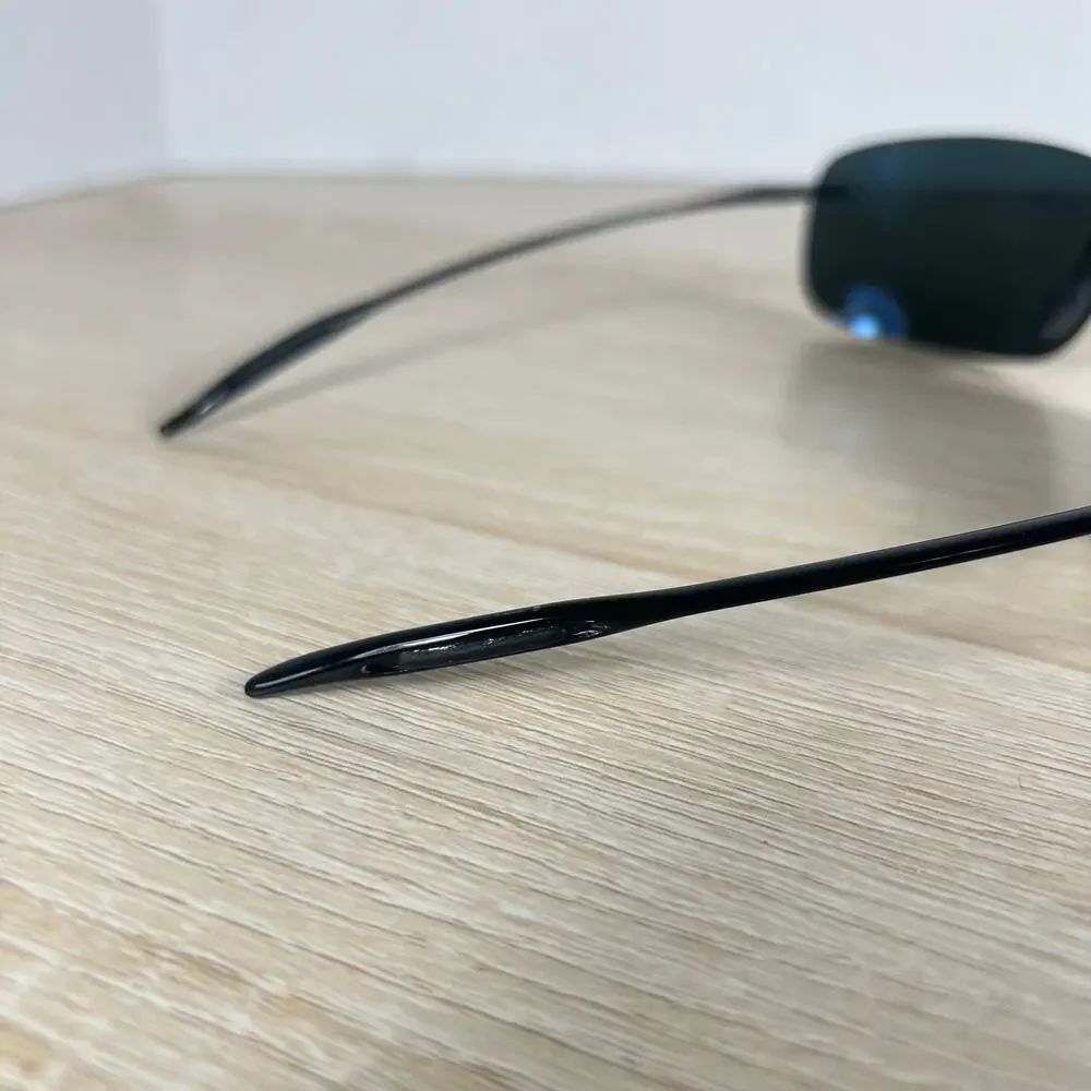Maui Jim Breakwall MJ-422-02 MJ Sport Sunglasses Black READ DESC 63-13-127